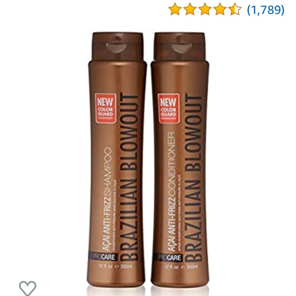 NEW Brazilian Blowout Shampoo & Conditioner Set